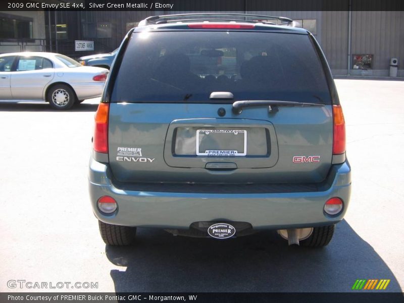 Silver Green Metallic / Ebony 2009 GMC Envoy SLE 4x4