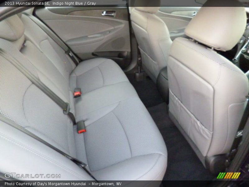 Indigo Night Blue / Gray 2013 Hyundai Sonata SE