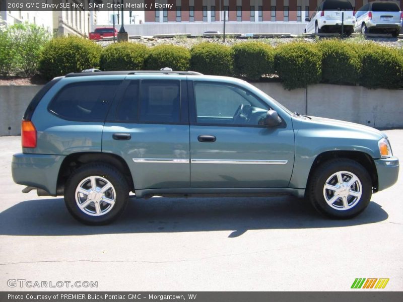 Silver Green Metallic / Ebony 2009 GMC Envoy SLE 4x4