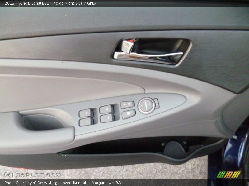 Indigo Night Blue / Gray 2013 Hyundai Sonata SE
