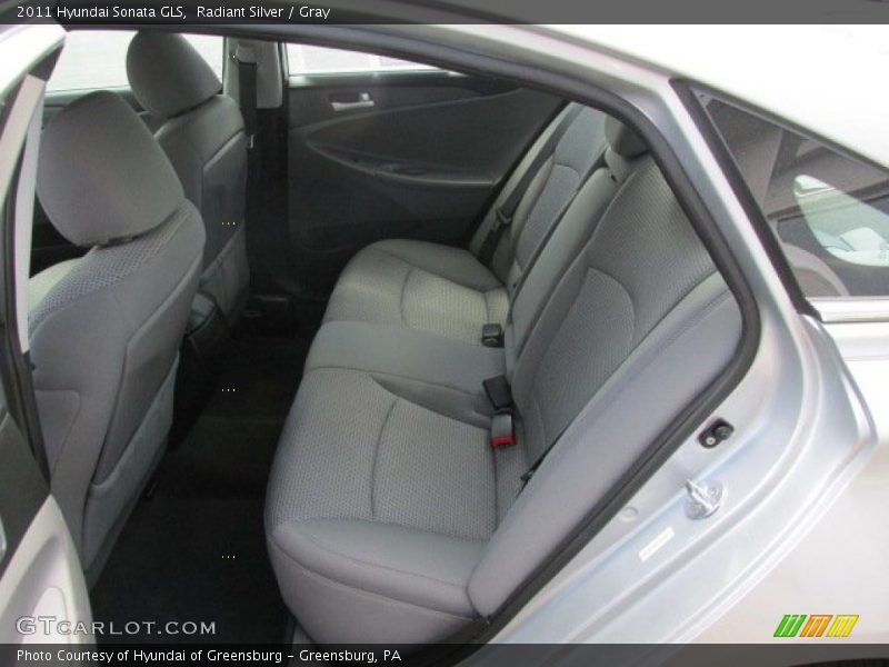Radiant Silver / Gray 2011 Hyundai Sonata GLS
