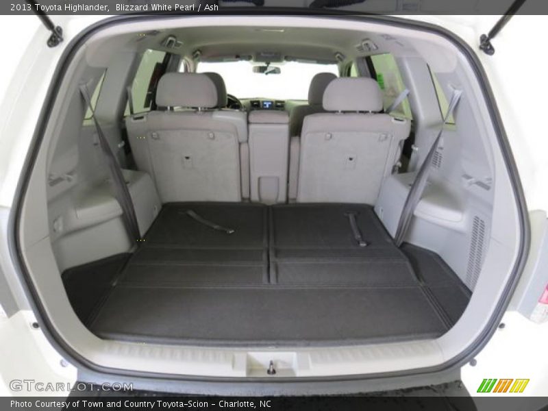 Blizzard White Pearl / Ash 2013 Toyota Highlander