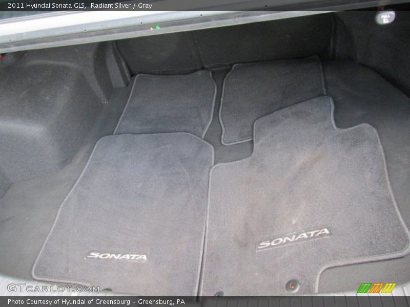 Radiant Silver / Gray 2011 Hyundai Sonata GLS