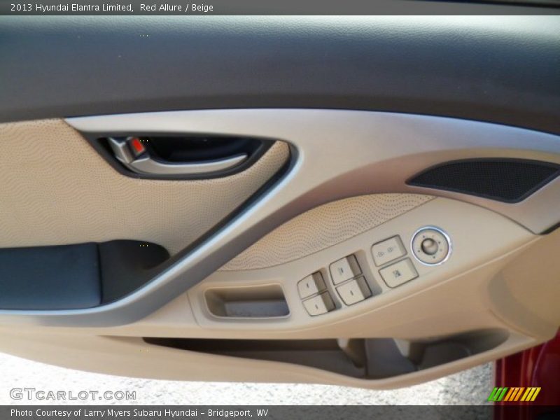 Red Allure / Beige 2013 Hyundai Elantra Limited