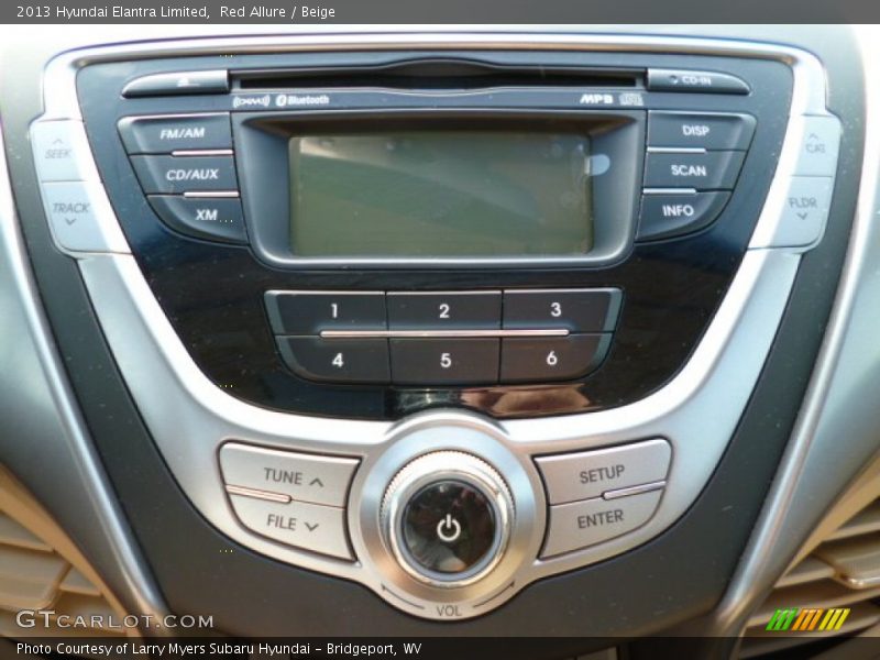 Red Allure / Beige 2013 Hyundai Elantra Limited