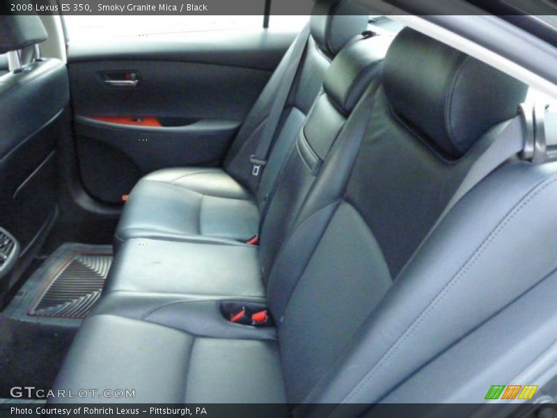 Rear Seat of 2008 ES 350