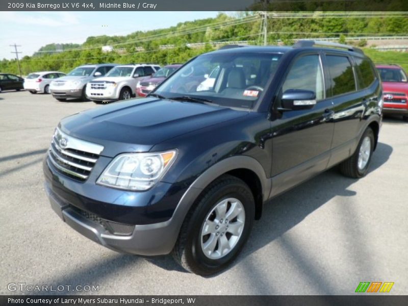 Midnite Blue / Gray 2009 Kia Borrego LX V6 4x4