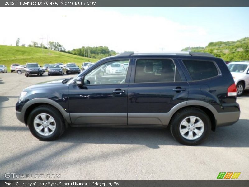 Midnite Blue / Gray 2009 Kia Borrego LX V6 4x4