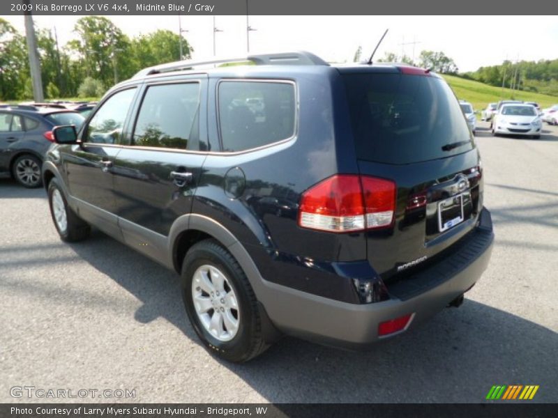 Midnite Blue / Gray 2009 Kia Borrego LX V6 4x4