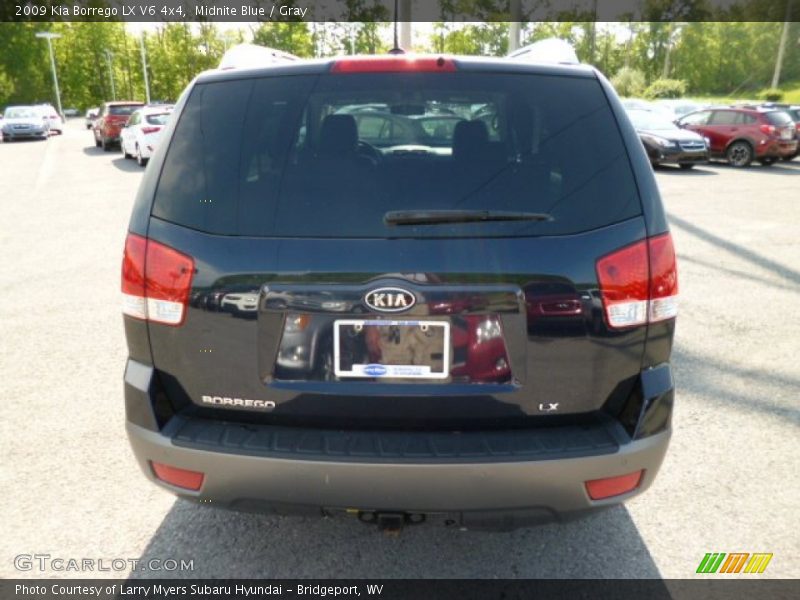 Midnite Blue / Gray 2009 Kia Borrego LX V6 4x4