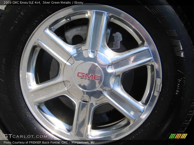 Silver Green Metallic / Ebony 2009 GMC Envoy SLE 4x4