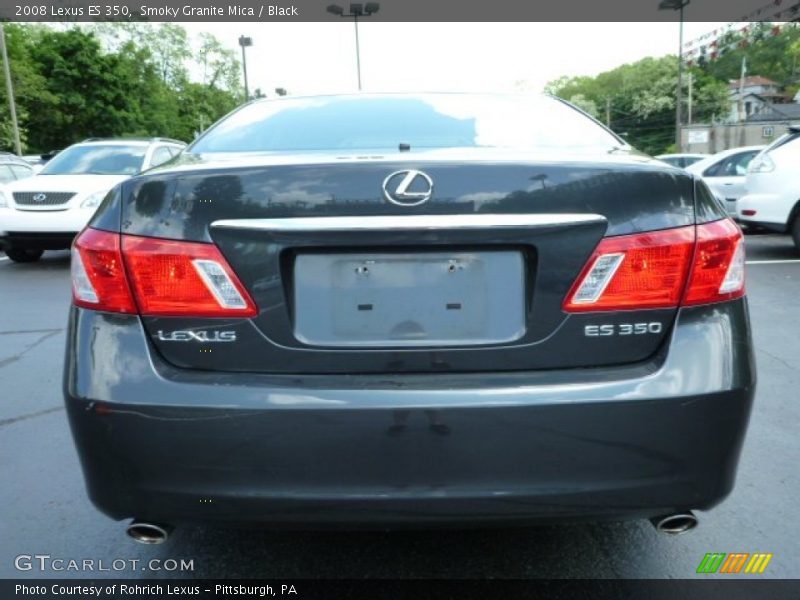 Smoky Granite Mica / Black 2008 Lexus ES 350