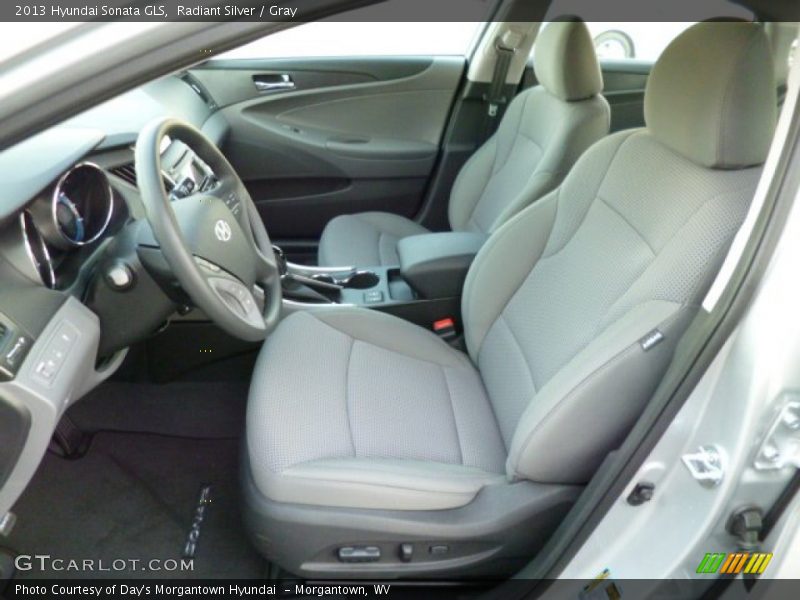Radiant Silver / Gray 2013 Hyundai Sonata GLS
