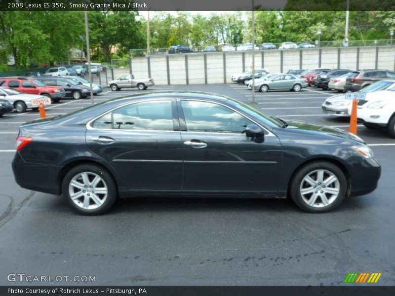 Smoky Granite Mica / Black 2008 Lexus ES 350