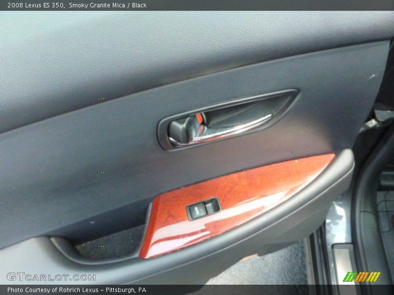 Smoky Granite Mica / Black 2008 Lexus ES 350