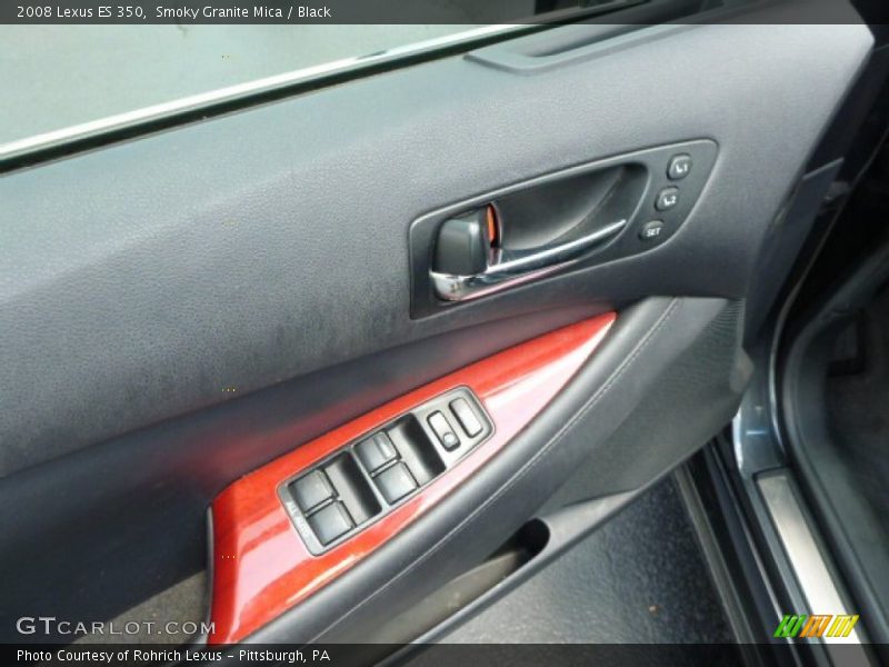 Smoky Granite Mica / Black 2008 Lexus ES 350