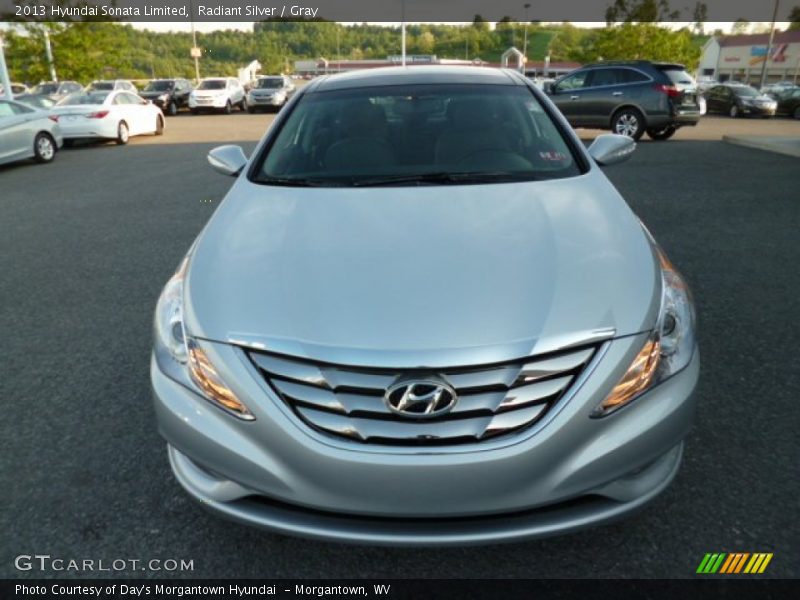 Radiant Silver / Gray 2013 Hyundai Sonata Limited