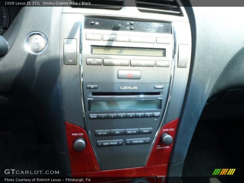 Smoky Granite Mica / Black 2008 Lexus ES 350