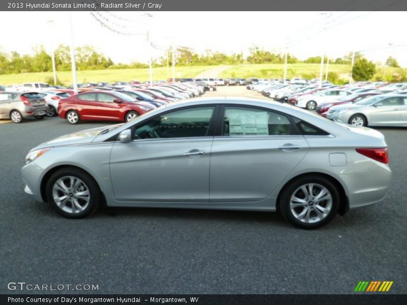 Radiant Silver / Gray 2013 Hyundai Sonata Limited