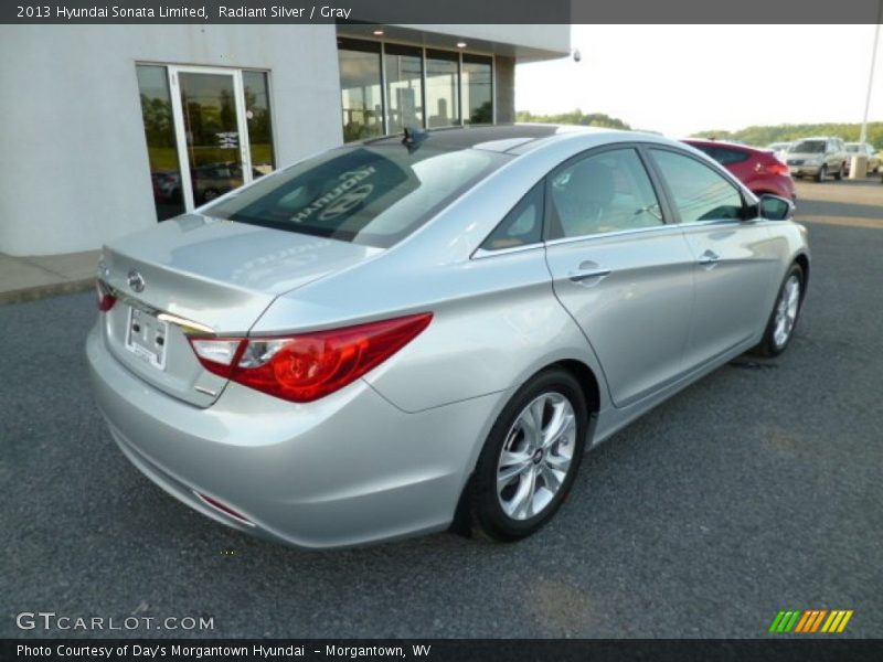Radiant Silver / Gray 2013 Hyundai Sonata Limited