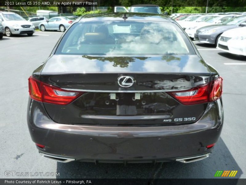 Fire Agate Pearl / Flaxen 2013 Lexus GS 350 AWD