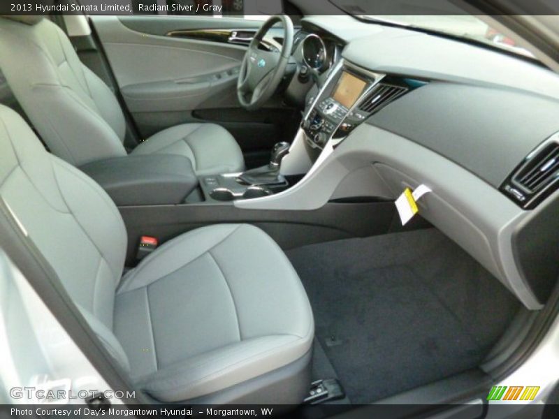Radiant Silver / Gray 2013 Hyundai Sonata Limited