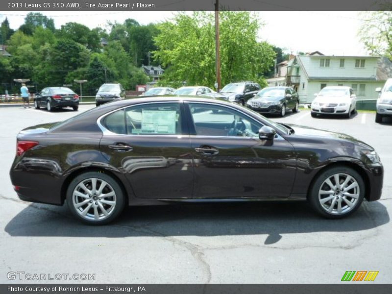 Fire Agate Pearl / Flaxen 2013 Lexus GS 350 AWD