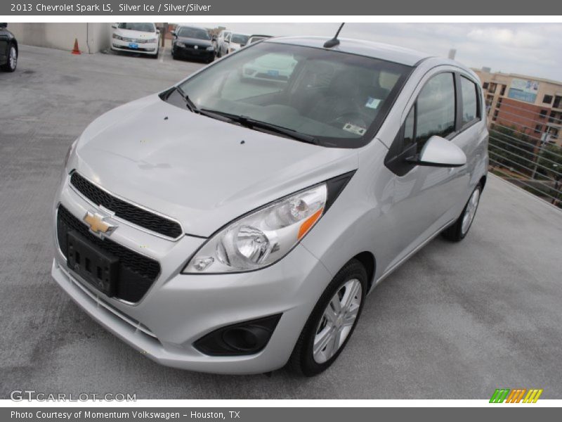 Silver Ice / Silver/Silver 2013 Chevrolet Spark LS