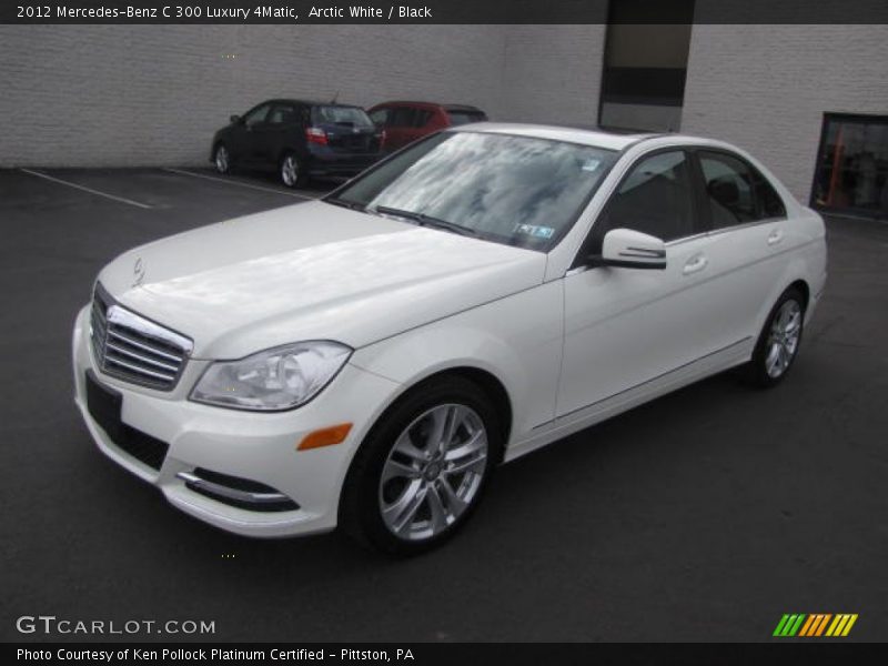 Arctic White / Black 2012 Mercedes-Benz C 300 Luxury 4Matic