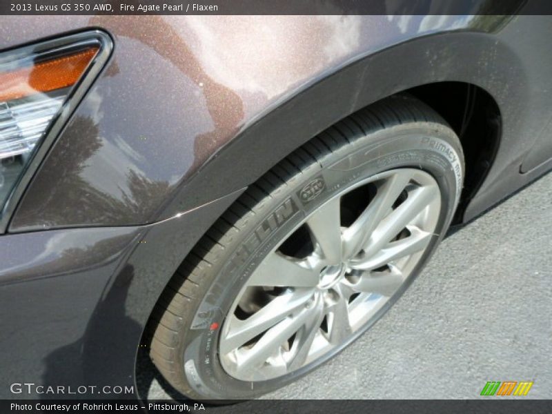 Fire Agate Pearl / Flaxen 2013 Lexus GS 350 AWD