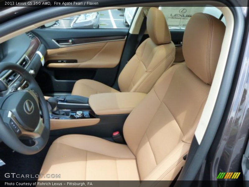 Fire Agate Pearl / Flaxen 2013 Lexus GS 350 AWD