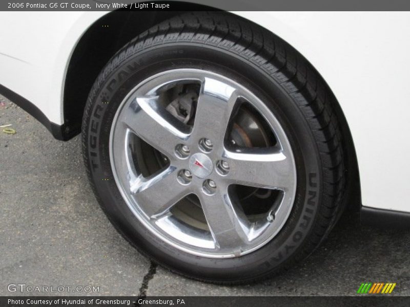 Ivory White / Light Taupe 2006 Pontiac G6 GT Coupe