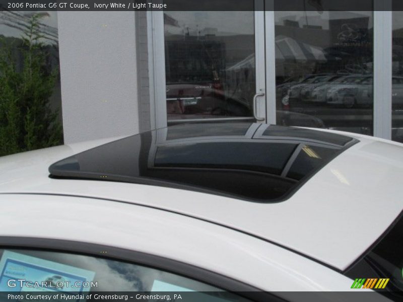 Ivory White / Light Taupe 2006 Pontiac G6 GT Coupe