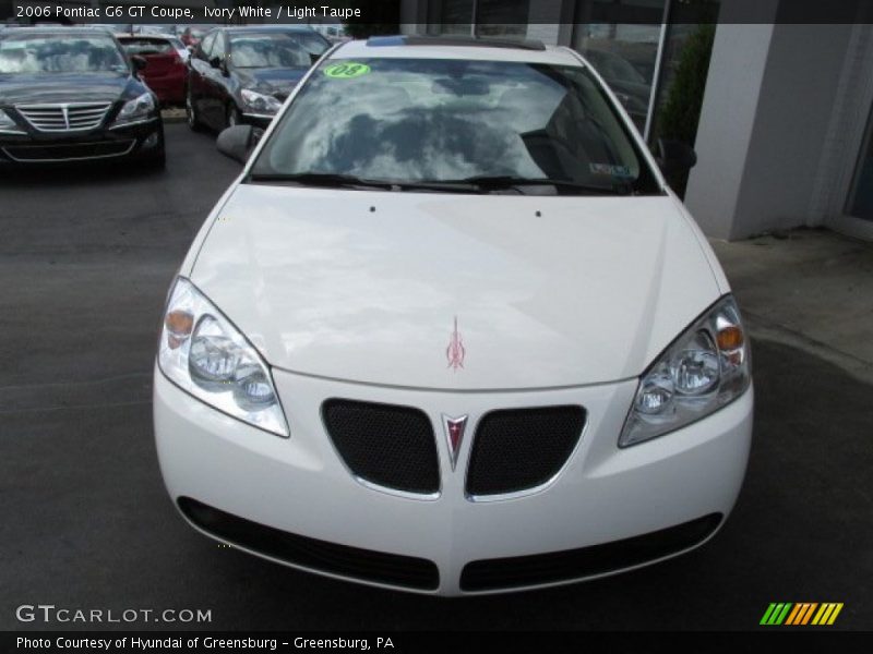 Ivory White / Light Taupe 2006 Pontiac G6 GT Coupe