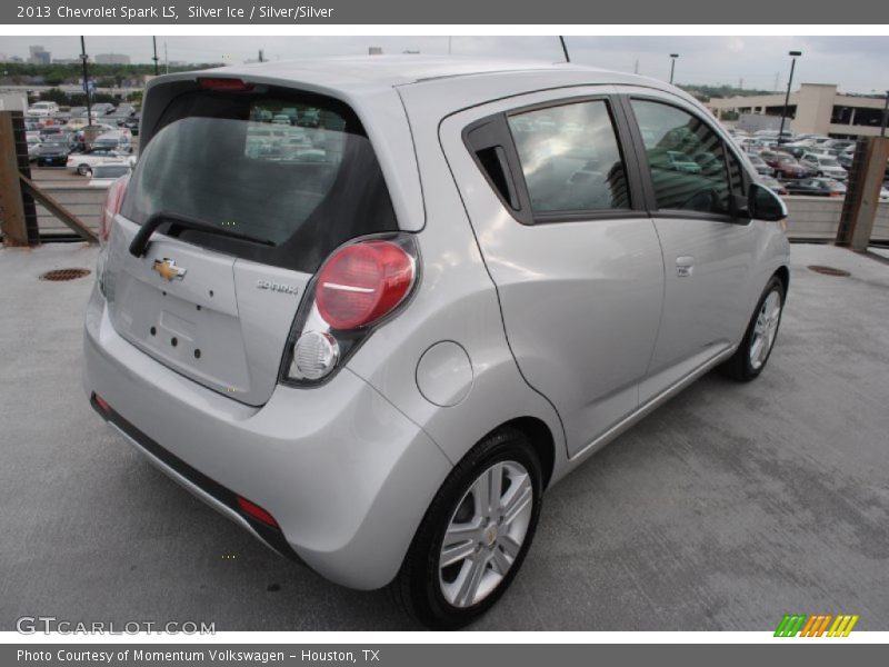Silver Ice / Silver/Silver 2013 Chevrolet Spark LS
