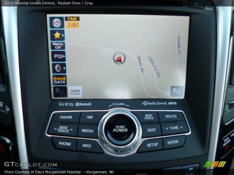 Radiant Silver / Gray 2013 Hyundai Sonata Limited