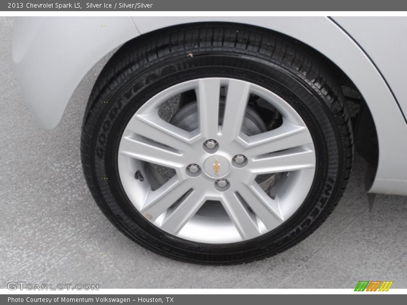Silver Ice / Silver/Silver 2013 Chevrolet Spark LS