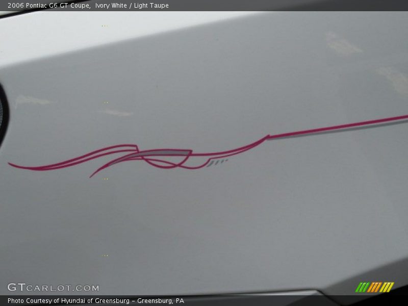 Ivory White / Light Taupe 2006 Pontiac G6 GT Coupe
