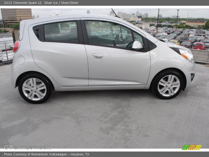 Silver Ice / Silver/Silver 2013 Chevrolet Spark LS