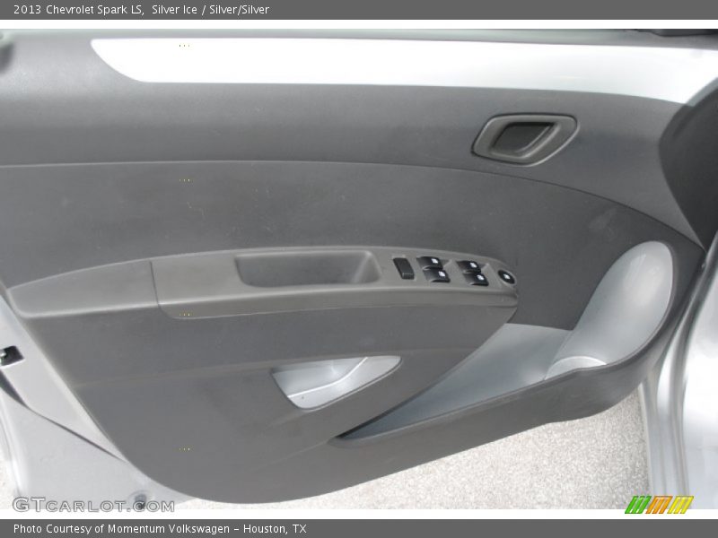 Silver Ice / Silver/Silver 2013 Chevrolet Spark LS