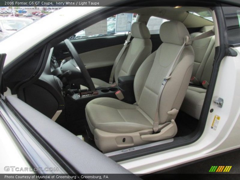  2006 G6 GT Coupe Light Taupe Interior