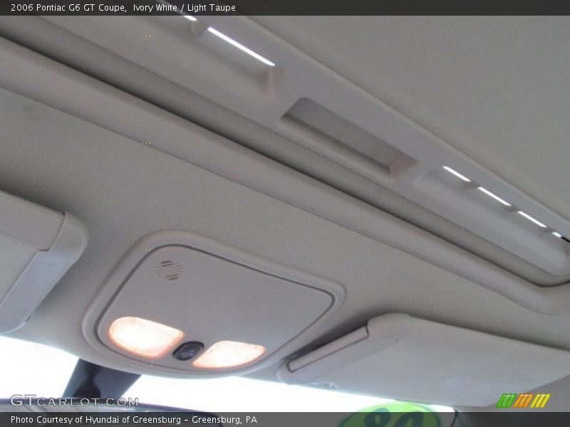 Ivory White / Light Taupe 2006 Pontiac G6 GT Coupe