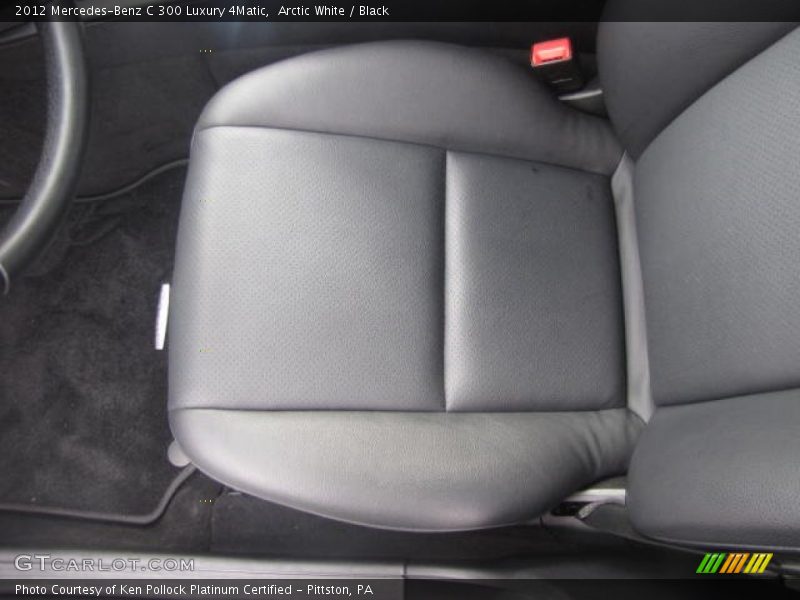 Arctic White / Black 2012 Mercedes-Benz C 300 Luxury 4Matic