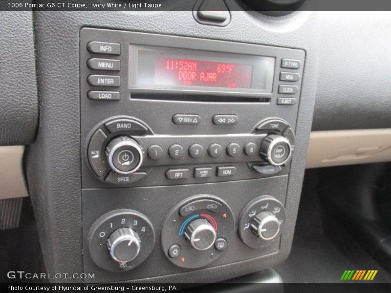 Ivory White / Light Taupe 2006 Pontiac G6 GT Coupe