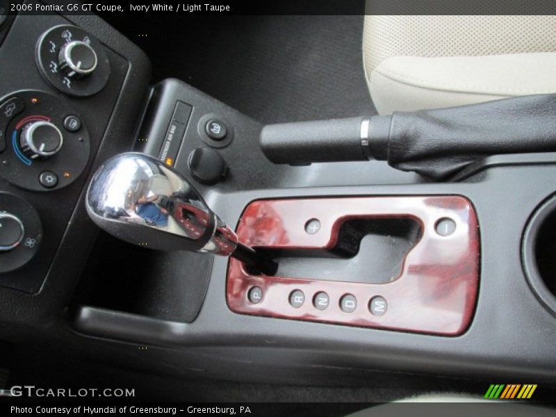  2006 G6 GT Coupe 4 Speed Automatic Shifter