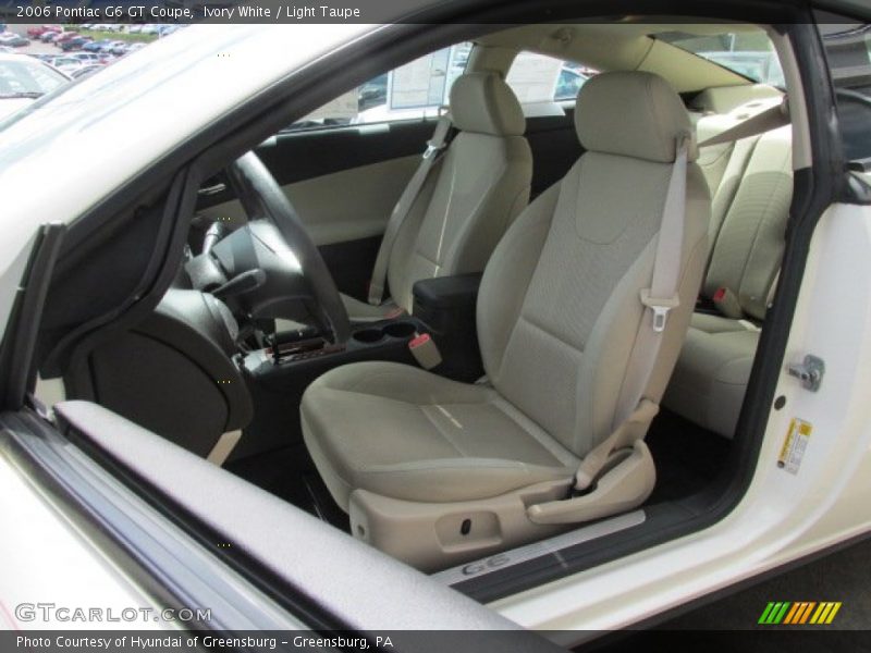 Front Seat of 2006 G6 GT Coupe