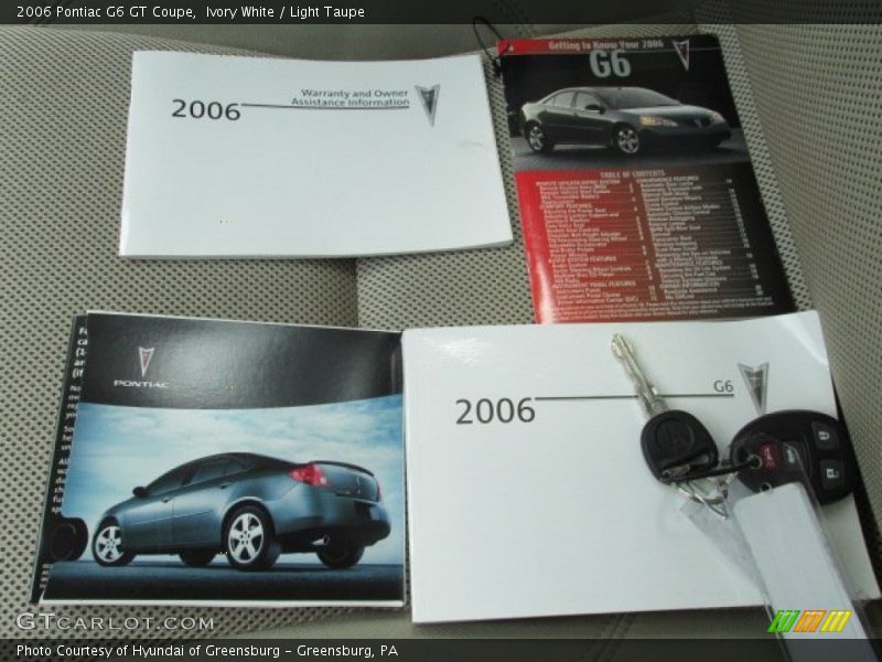 Books/Manuals of 2006 G6 GT Coupe