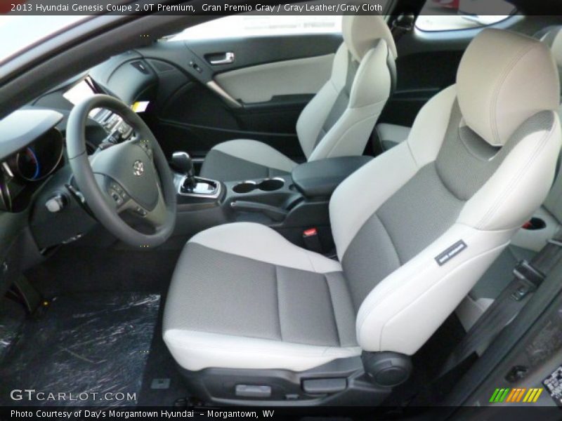  2013 Genesis Coupe 2.0T Premium Gray Leather/Gray Cloth Interior