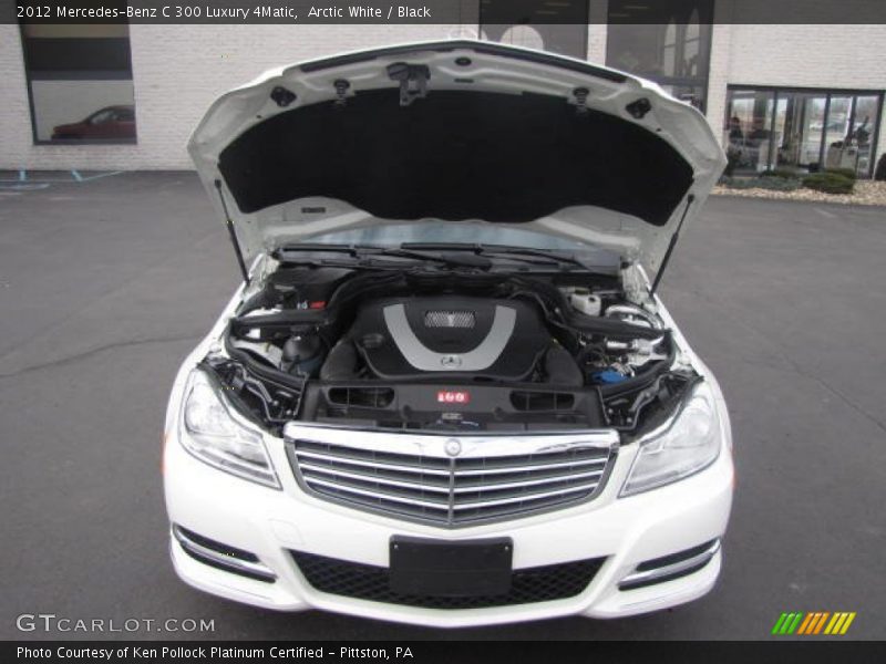 Arctic White / Black 2012 Mercedes-Benz C 300 Luxury 4Matic