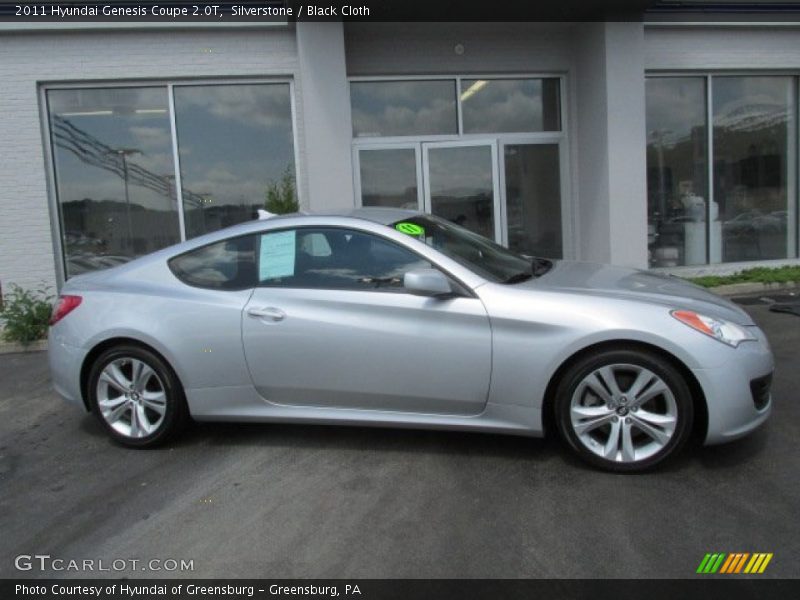 Silverstone / Black Cloth 2011 Hyundai Genesis Coupe 2.0T